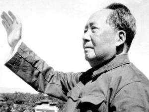 Mao Zedong in una foto del 1966, all'inizio della Rivoluzione culturlae cinese